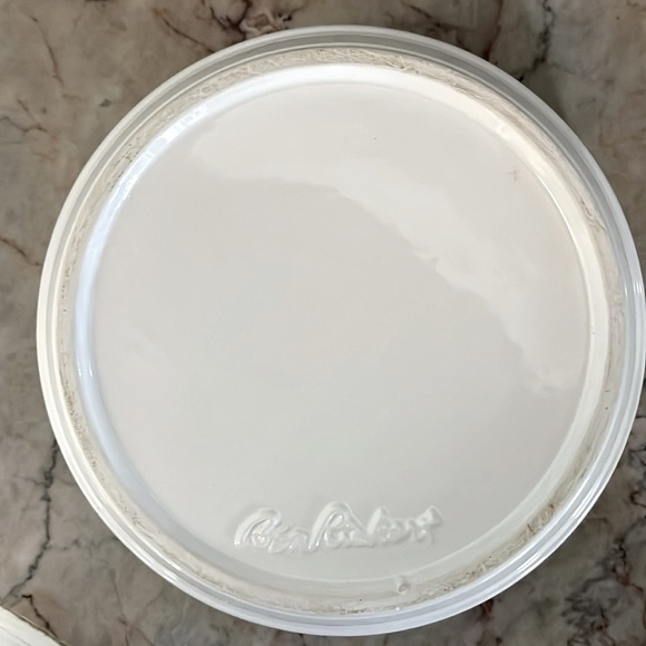 BEN RICKERT IVORY SEASHELL BOWL GOLD TRIM 7" ACROSS - Picture 4 of 5